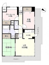 ファミールタワープラザ岡山の物件間取画像